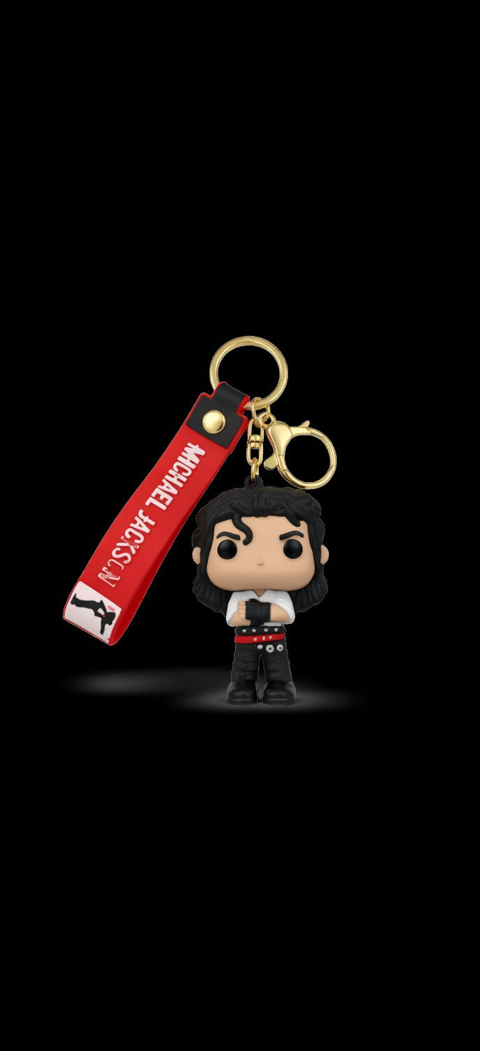 Micheal Jackson Funko Pop Style Keychain