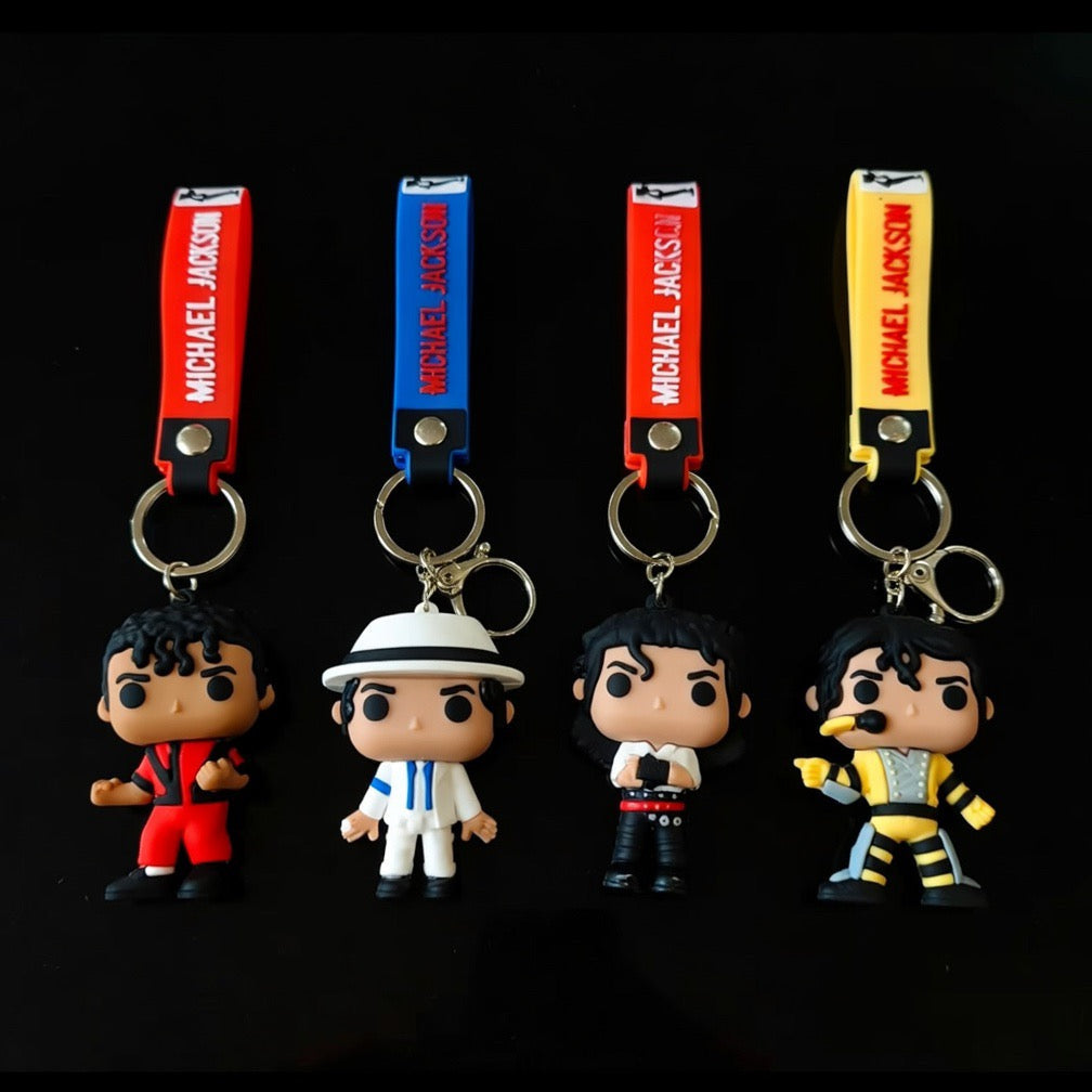 Micheal Jackson Funko Pop Style Keychain