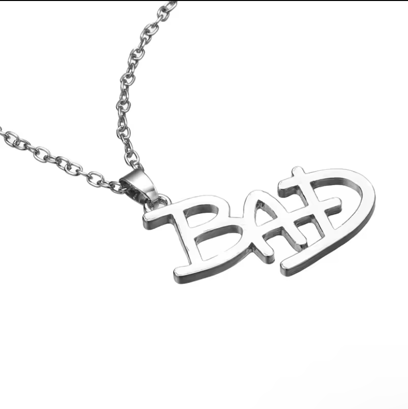 Micheal Jackson “Bad” Necklace