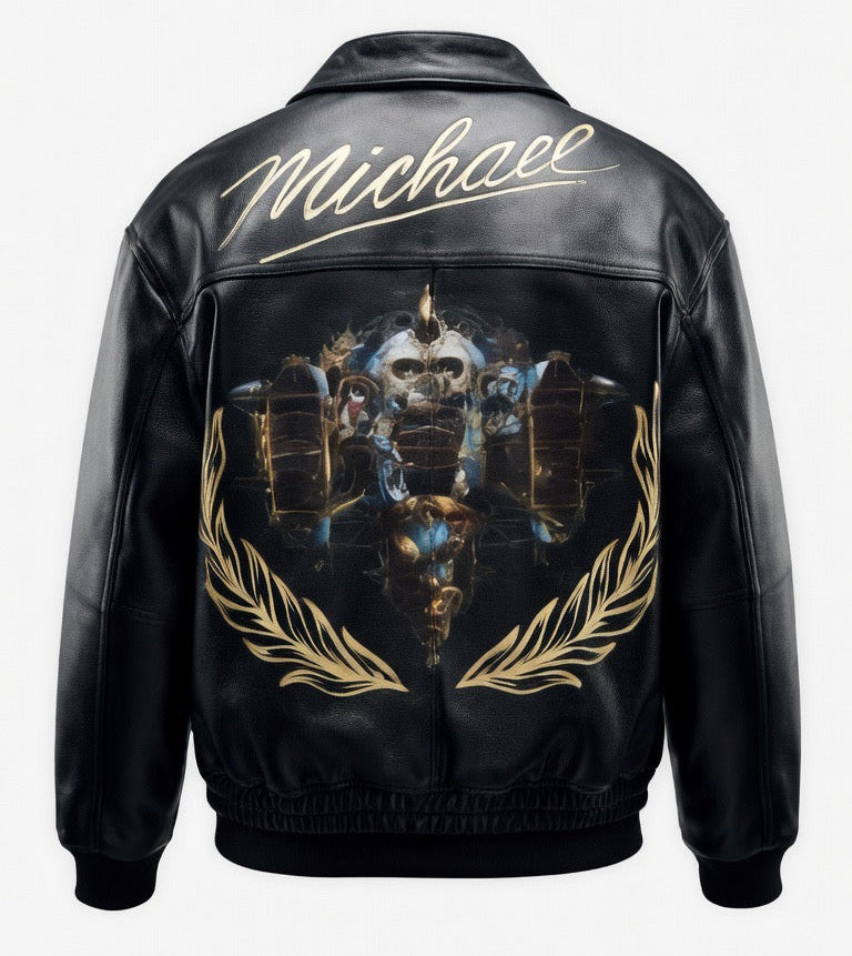 Micheal Jackson Premium Leather Jacket. [RAFFLE]