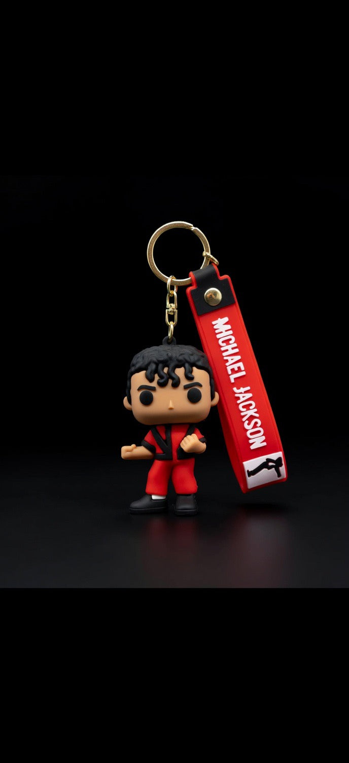 Micheal Jackson Funko Pop Style Keychain