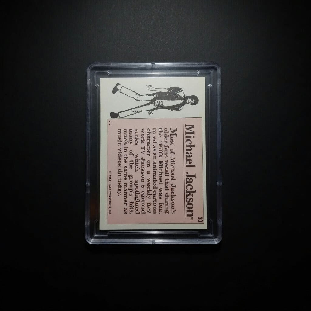 Official Authentic Signed 1984 Michael Jackson MJJ Productions Trading Card – PSA/DNA Certified #1355826 [RAFFLE]
